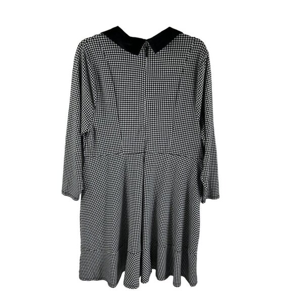 Torrid Womens Mini Stretch Satin Houndstooth Tuxedo Dress size 16 or 1X NWT - Picture 3 of 9